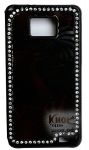 Панель Samsung Galaxy SII i9100 черная со стразами